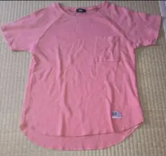 ロデオクラウンズ　半袖カットソーTシャツ　ピンク　レディースMサイズのサムネイル