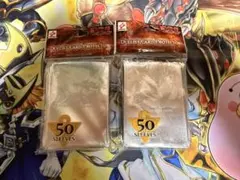 遊戯王 スリーブ アッパーデック 初期ロゴ銀 シルバー 未開封 - メルカリ