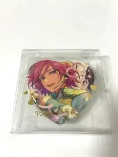 あんスタ　桜河こはく　ホワイトデー　ハート缶バッジ