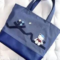 ファミリア　デニムバッグ　ミニトート