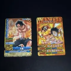 ワンピーベリーマッチダブルウォンテッドシート ルフィ＆エース - メルカリ