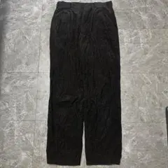コーデュロイ ブラックパンツ サイズ79 g18