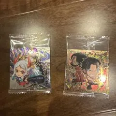 ワンピースウエハース　log12 ヤマト カイドウ　エース　ロジャー