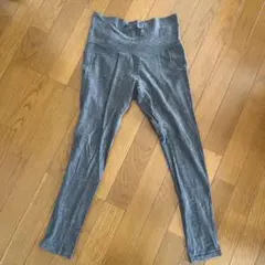 グレー ハイウエスト マタニティパンツ M
