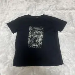 Komyla プリントTシャツ ブラック