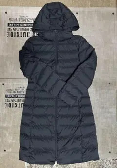 【UNIQLOユニクロ】ウルトラライトダウン ロングMサイズ ブラック