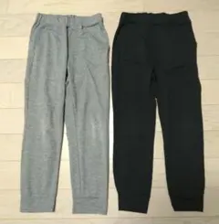 2枚セット UNIQLO ウルトラストレッチアクティブジョガーパンツ 140