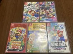 マリオづくし‼︎Switchソフト5本まとめ売り！