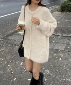 NICE CLAUP ふわモテあざとクルーカーデ ナイスクラップ