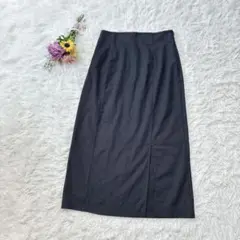 Cutie Blonde　ロングタイトスカート　後ろゴム　スリット　黒　Ｌ