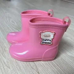 長靴ピンク14センチ