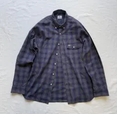 LACOSTE ボタンダウンチェックシャツ サイズM~L程度