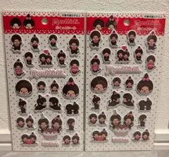 【値下】セリア モンチッチ プクっとシール 2セット