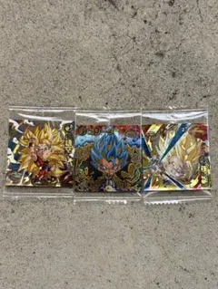 ドラゴンボール 超戦士シールウエハース キラ3枚セットのサムネイル