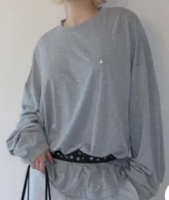JOSE MOON 今季パールロングスリーブTシャツ 1回着用