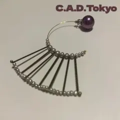 CAD フリルパールピアス 片耳用