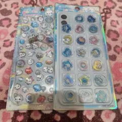 ぷくぷくあわわちゃん プチドロップステッカー おはじきシール あわわちゃんシール