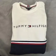 TOMMY HILFIGER トレーナー ホワイト/ネイビー