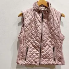 ‼️ WESTPORT 1962 【L】キルティングベスト ピンク 古着 レトロ