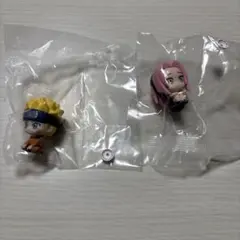 NARUTOまちぼうけ　ラーメン一楽の場合　うずまきナルト 春野サクラ2体セット