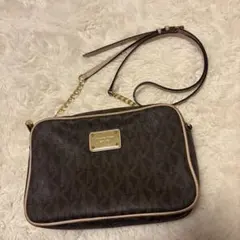 MICHAEL KORS ブラウン ショルダーバッグ