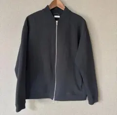 UNITED ARROWS ダブルニットブルゾン　ブラック　Ｌのサムネイル