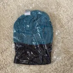 Columbia ニット帽 ビーニー ブルー×ブラウンのサムネイル