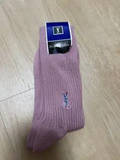 Yves Saint Laurent ソックス ピンク 24-26cm