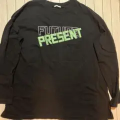 GU 長袖ロングTシャツ　黒