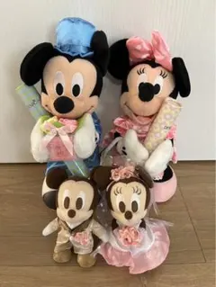 ディズニー Disney ミッキー・ミニー ぬいぐるみ