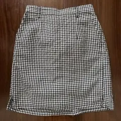 美品★WEGOウィゴー アンダーパンツ付チェックタイトスカート　XS