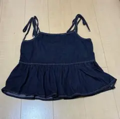H&M デニム ペプラム キャミソール XSのサムネイル