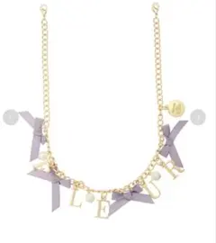 Maison de FLEUR　ロゴバッグチャーム(パープル)