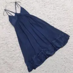 『LASUD』 ラシュッド (9) キャミソールワンピース 異素材 サイドジップ