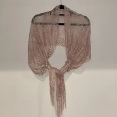 結婚式　ストール　ピンクパール