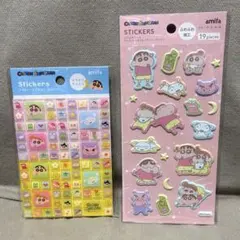 クレヨンしんちゃん　ふわふわシール　タイルシール　未開封品　匿名配送
