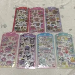 【正規品】サンリオ ドロップジェリーシール 7枚セット