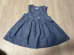 familiar デニムワンピース 90cmのサムネイル