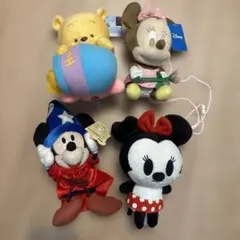 ディズニーぬいぐるみセット　ミッキー　ミニー　プーさん　ディズニーベビー　非売品