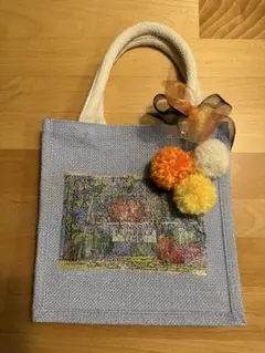 ハンドメイド ジュートバッグ ハロウィンイメージ