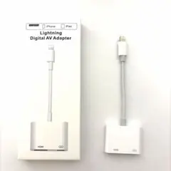 MFi認証の ライトニング HDMI 変換ケーブル ライトニング