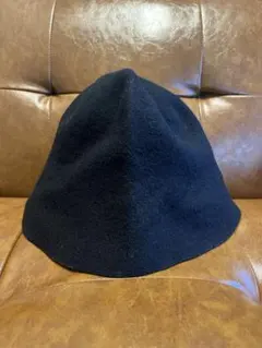 ブラックウールバケットハット