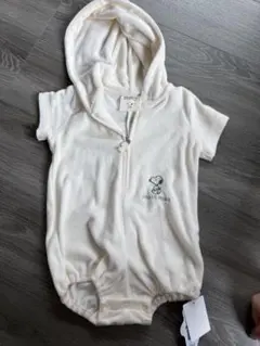 GELATO PIQUE スヌーピー フード付きロンパース