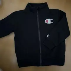 Champion ブラック ジップアップパーカー