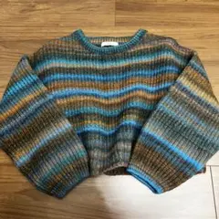 relume マルチボーダーニット