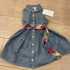Ralph Lauren ラルフローレン デニムワンピース 12M