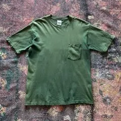 FADED GREEN GAP ORIGINAL POCKET TEE