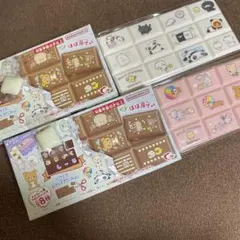 サンエックスユニバース ちょこぶろっくしーる 2種セットのサムネイル