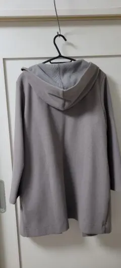 グレージュ フード付き コート Mサイズ