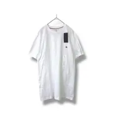 トミーヒルフィガー　新品未使用　半袖Tシャツ　白　綿　無地　ワンポイント刺繍